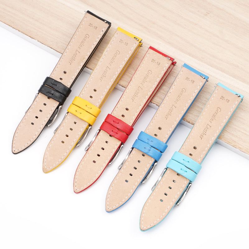 Cinturini PELLE IMBOTTITA di qualità per Omega x Swatch