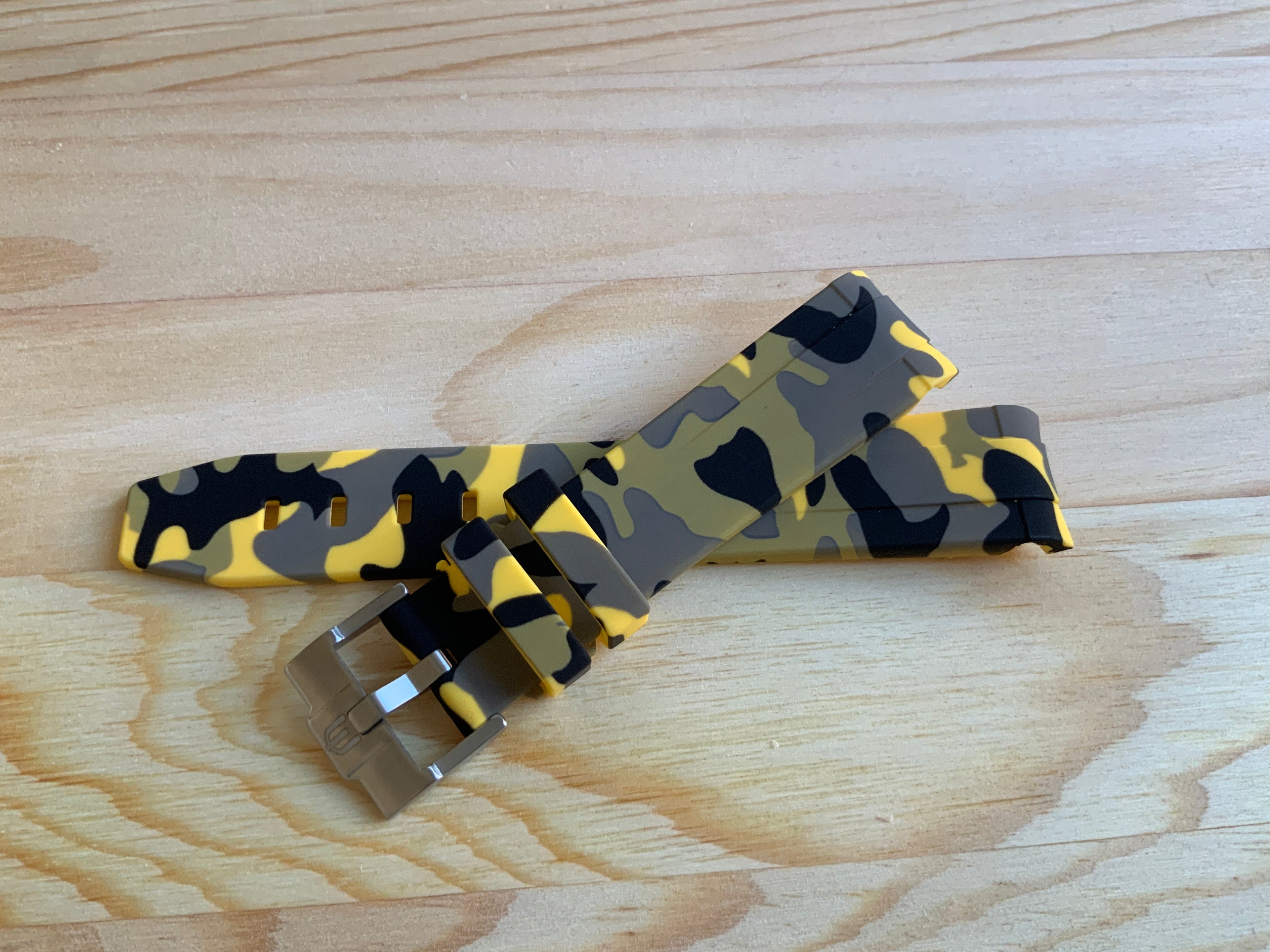 Cinturini silicone avvolgenti CAMOUFLAGE per Omega X Swatch