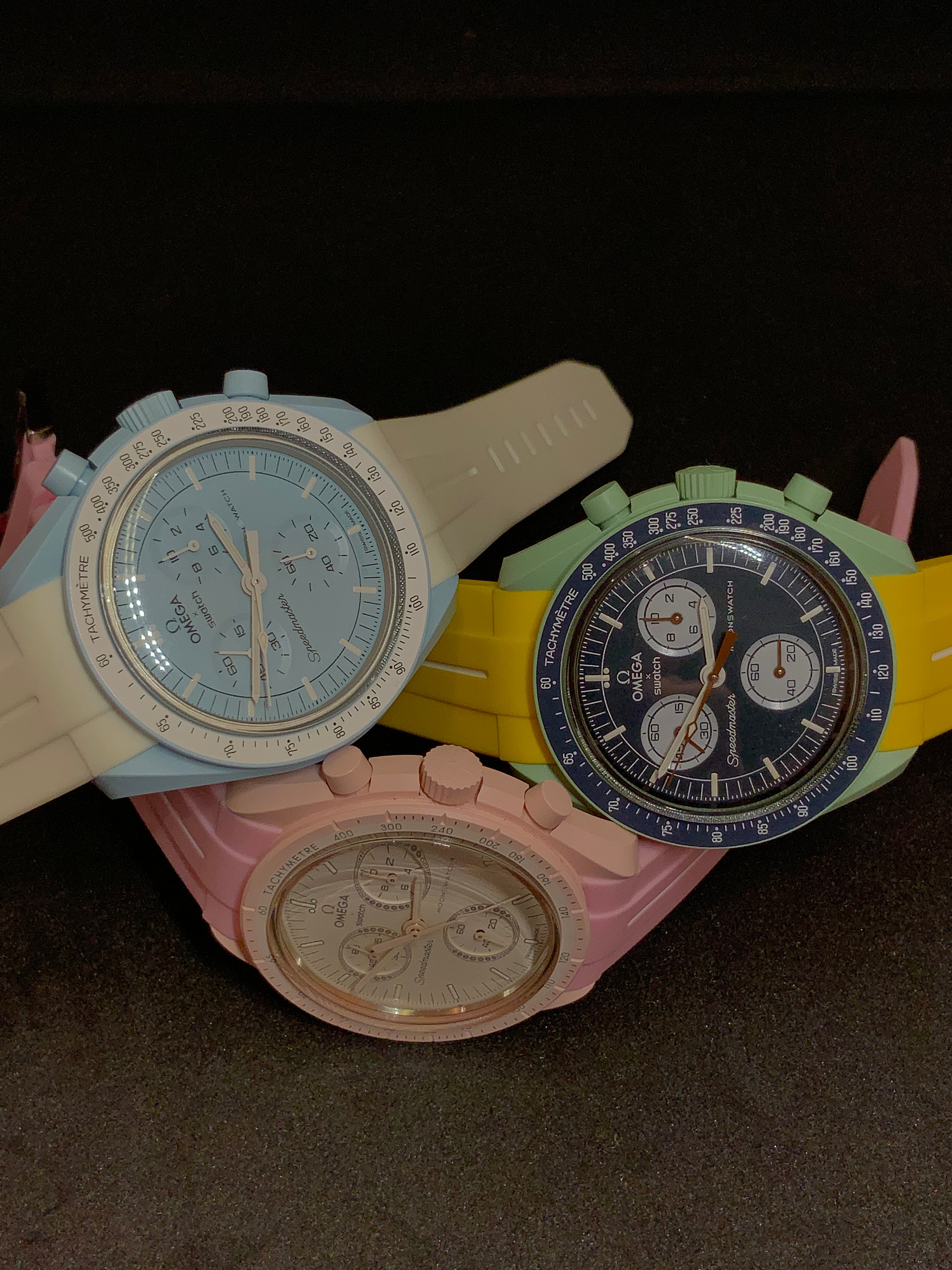 Cinturini silicone LUXY per OmegaxSwatch