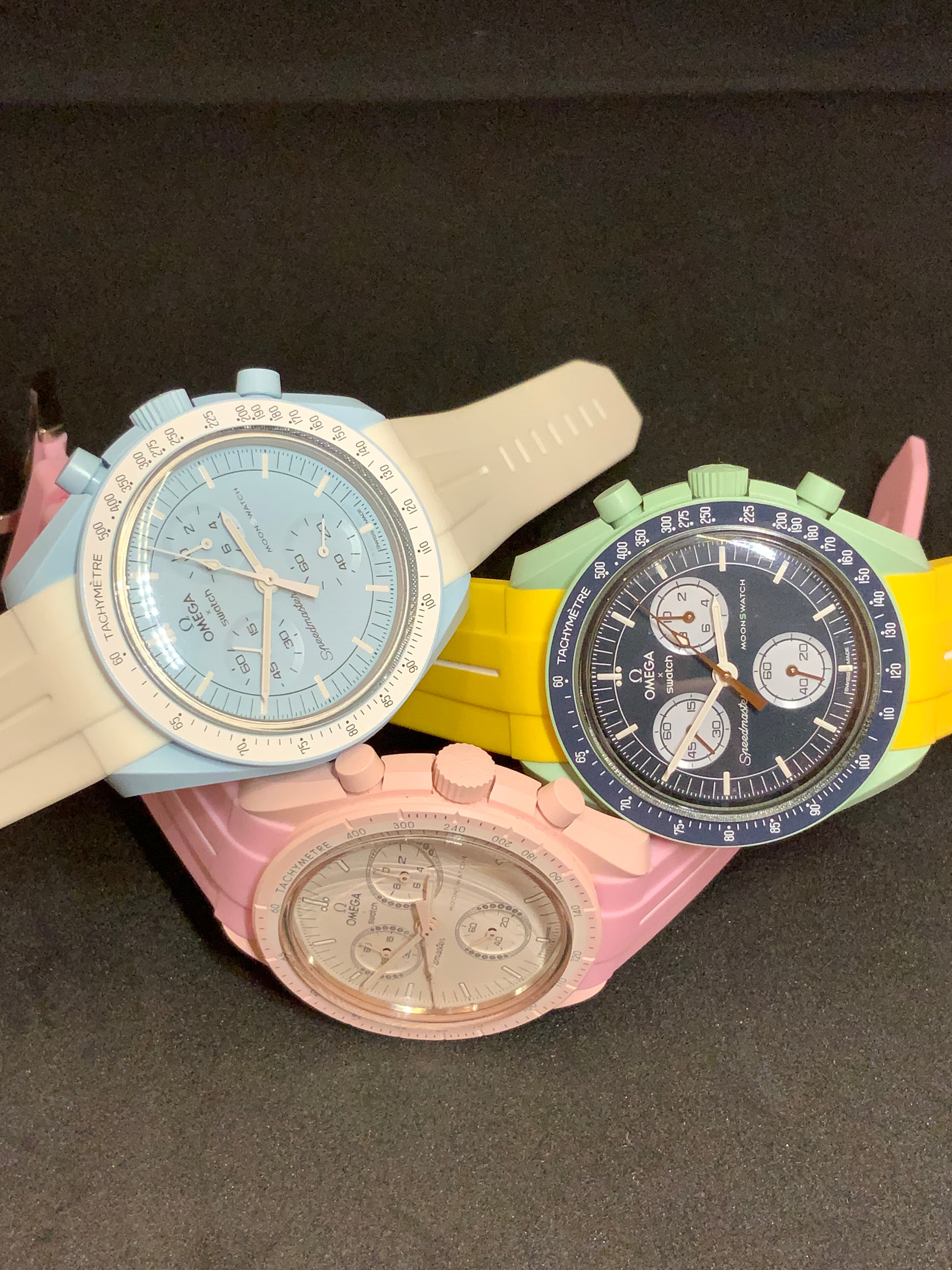 Cinturini silicone LUXY per OmegaxSwatch