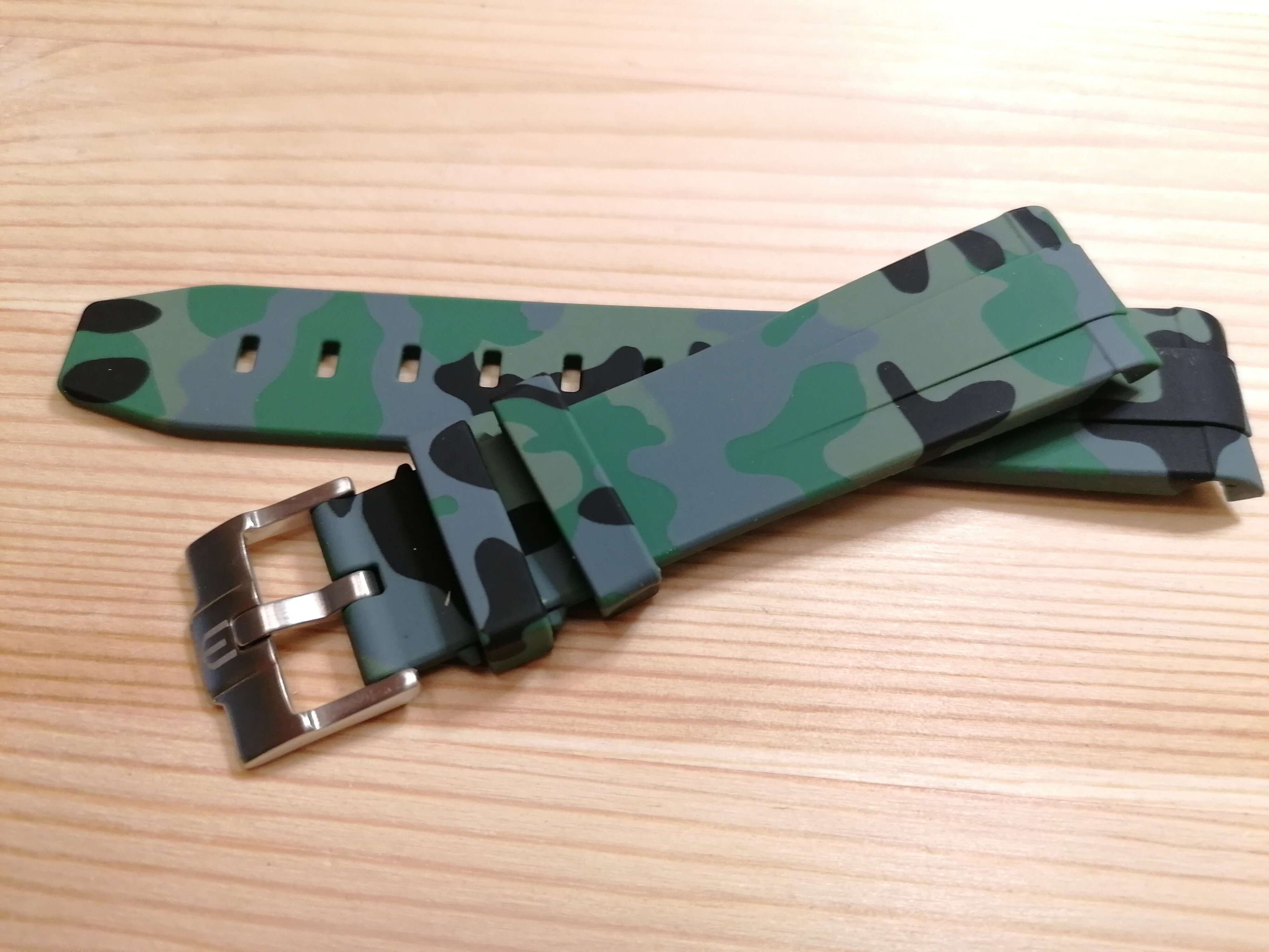 Cinturini silicone avvolgenti CAMOUFLAGE per Omega X Swatch
