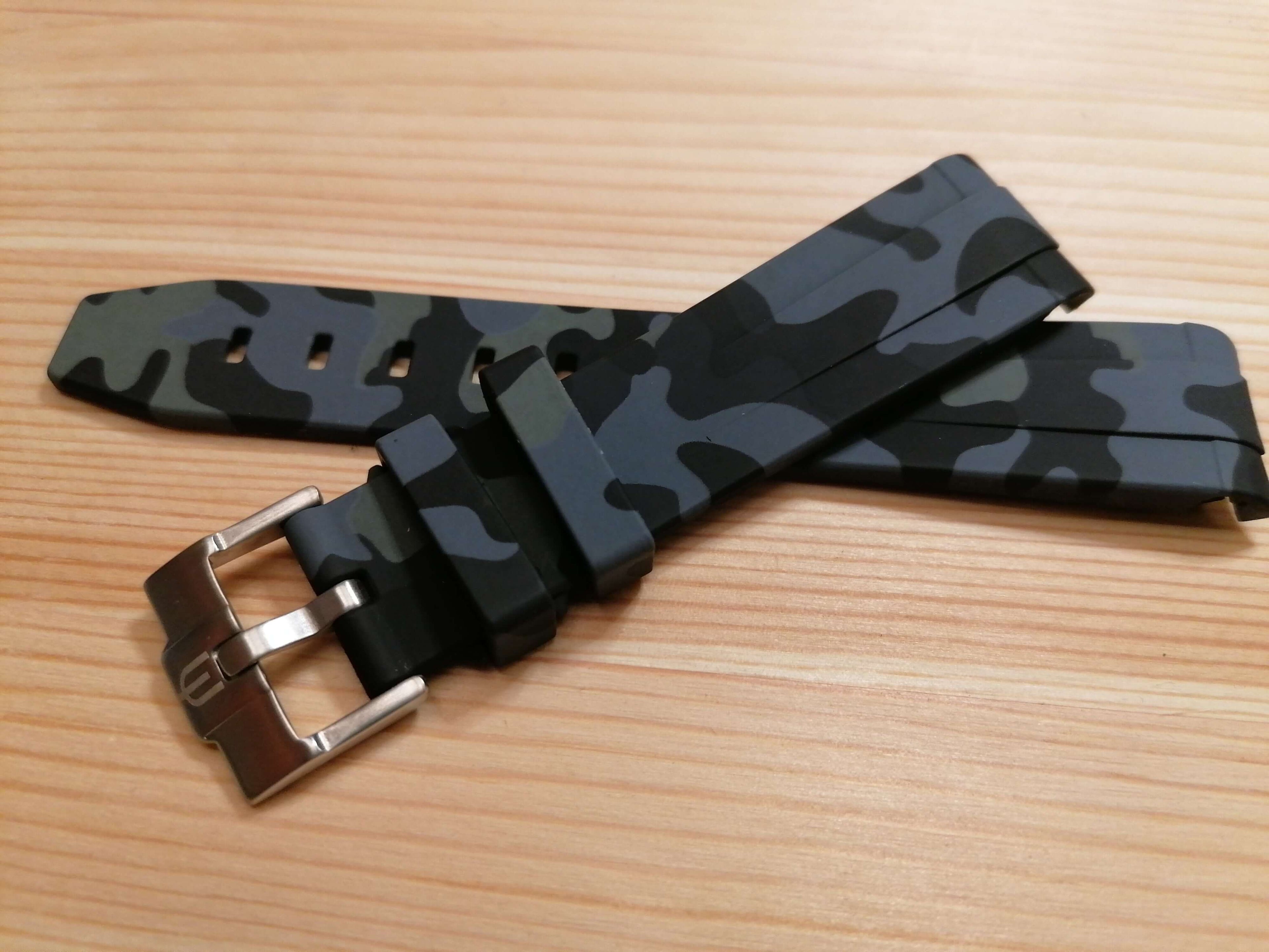 Cinturini silicone avvolgenti CAMOUFLAGE per Omega X Swatch