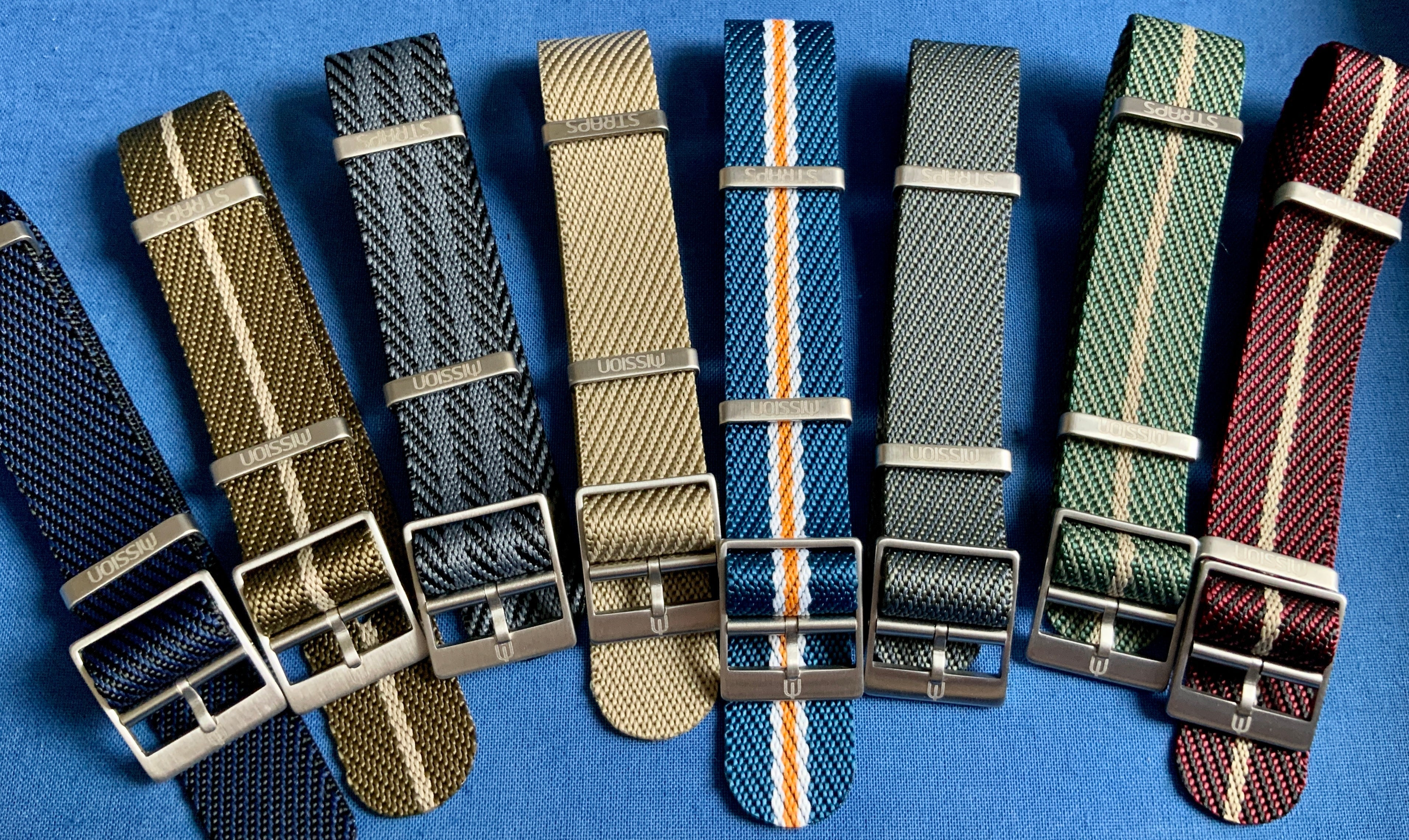 Cinturini NYLON (tipo NATO) per OmegaxSwatch