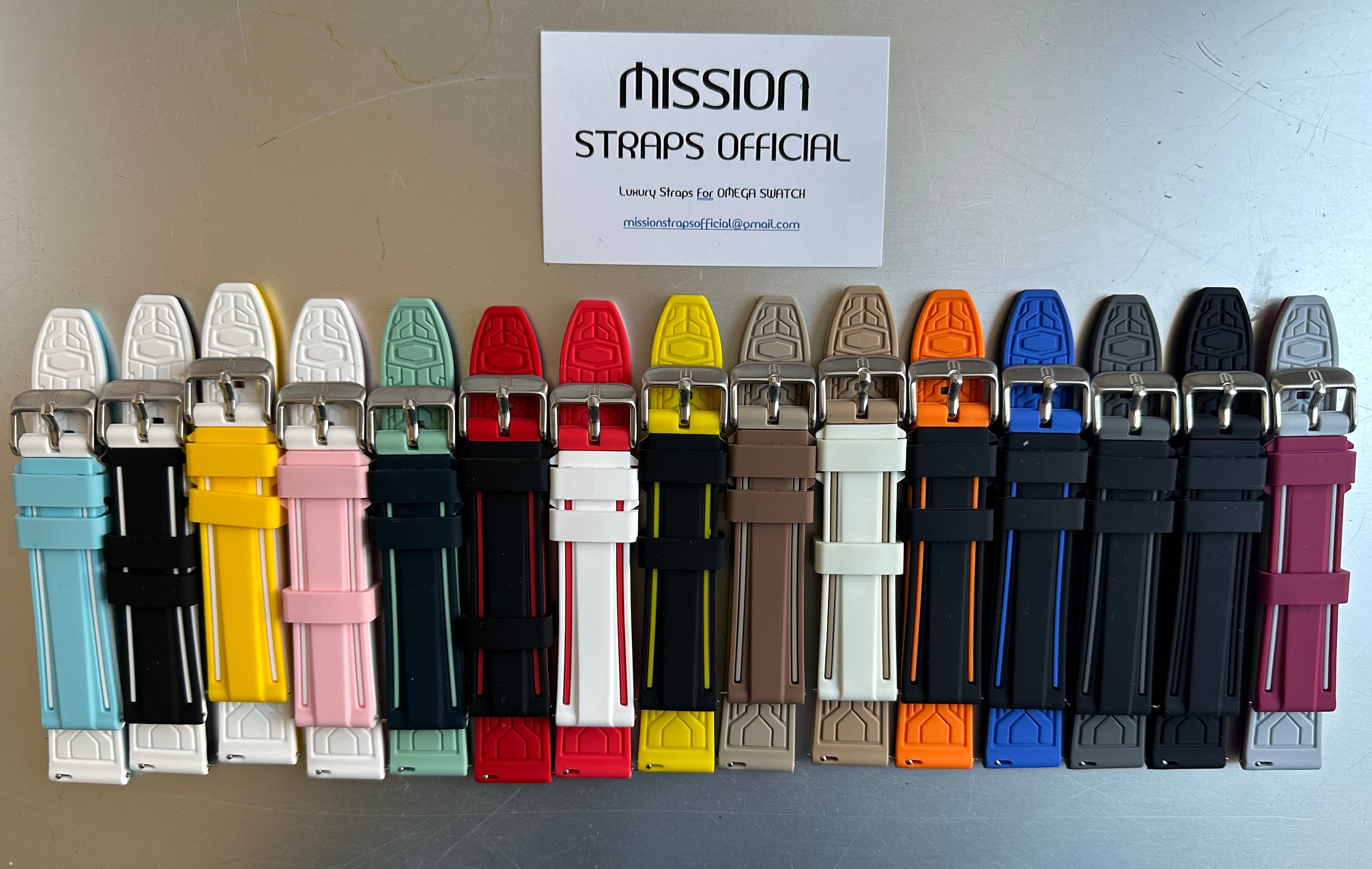 Cinturini silicone BEACH per Omega x Swatch