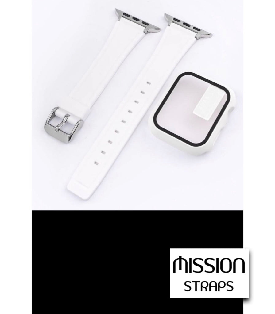 Cinturini + Copri Cassa di SILICONE per Apple Watch