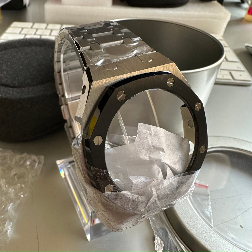 Cinturini + Copri Cassa IRON in acciaio per Casio Gshock 2100