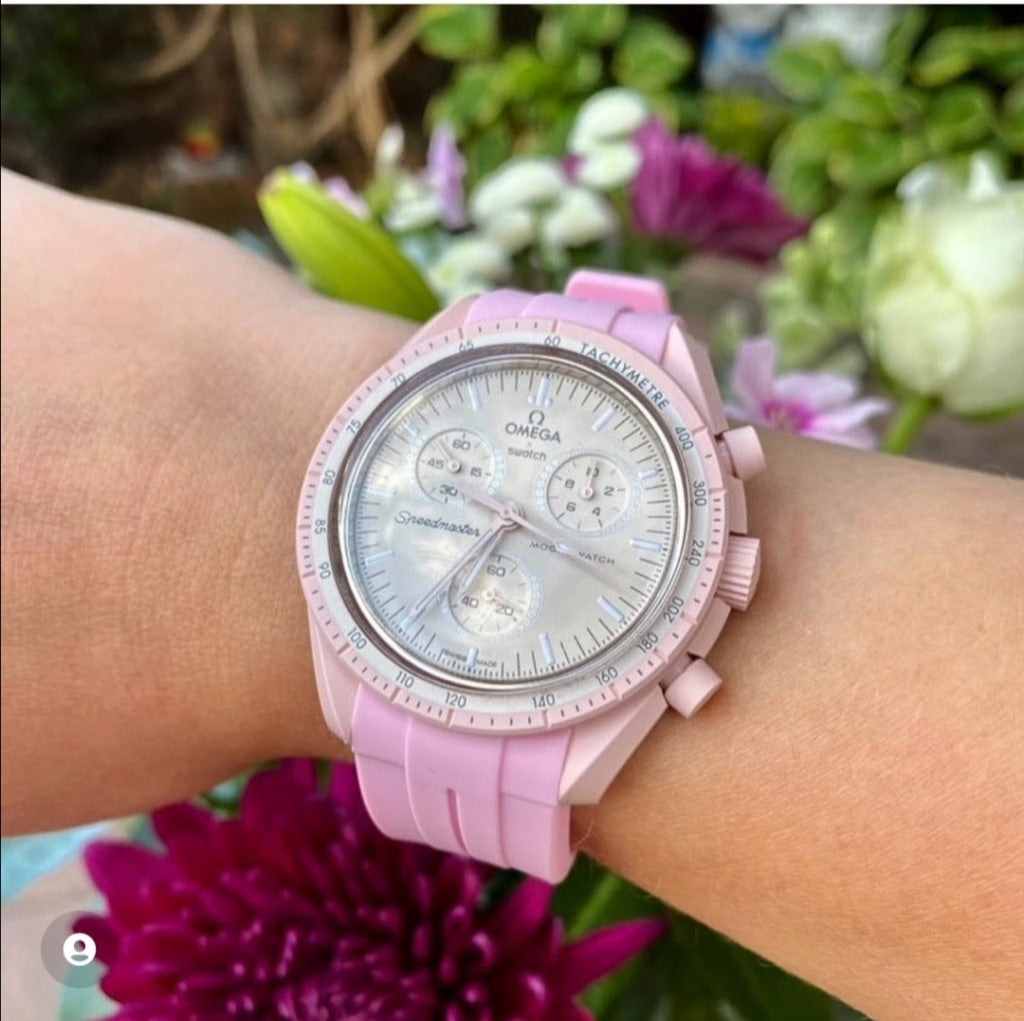 Cinturini silicone LUXY per OmegaxSwatch