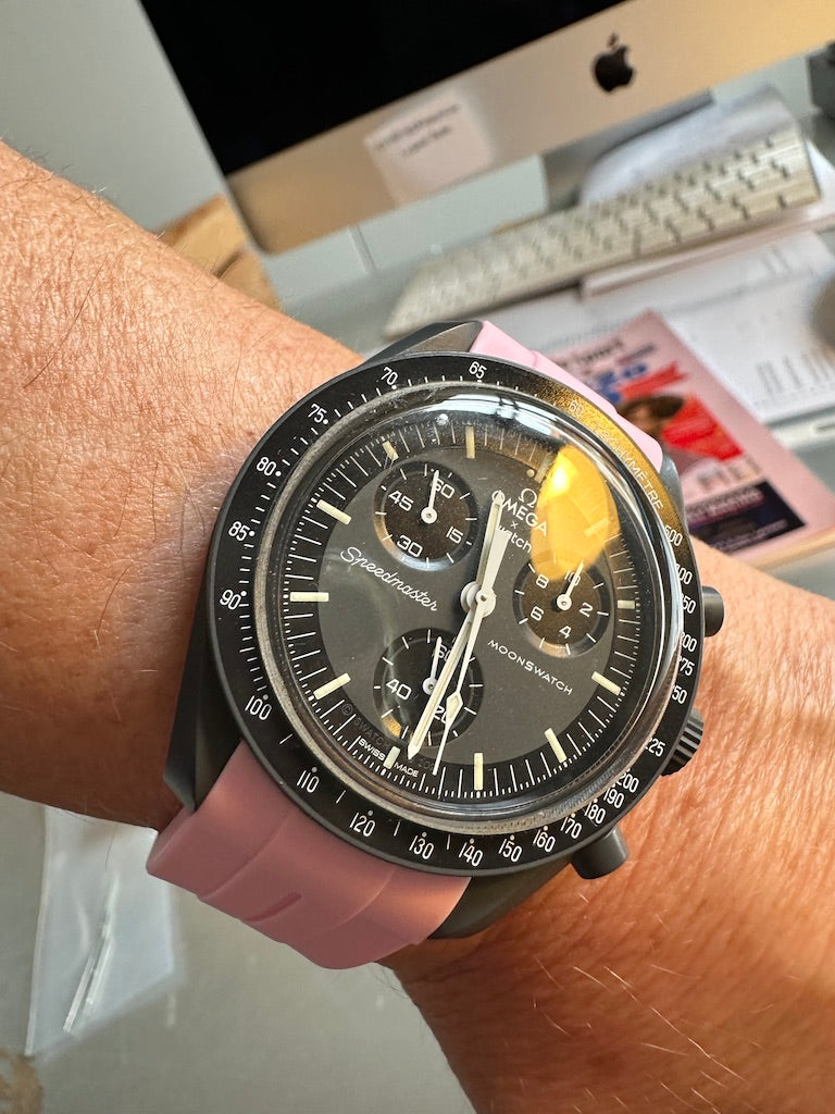 Cinturini silicone LUXY per OmegaxSwatch