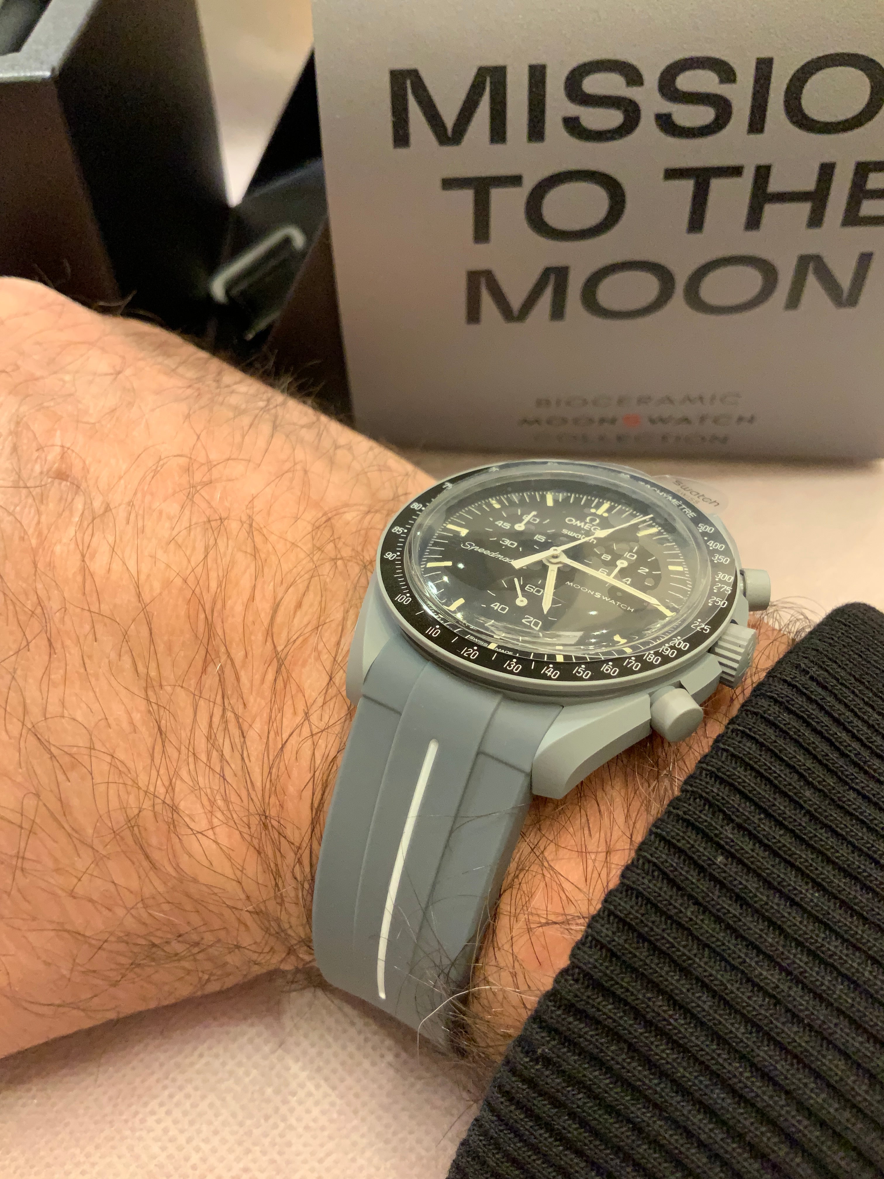 Cinturini silicone LUXY per OmegaxSwatch