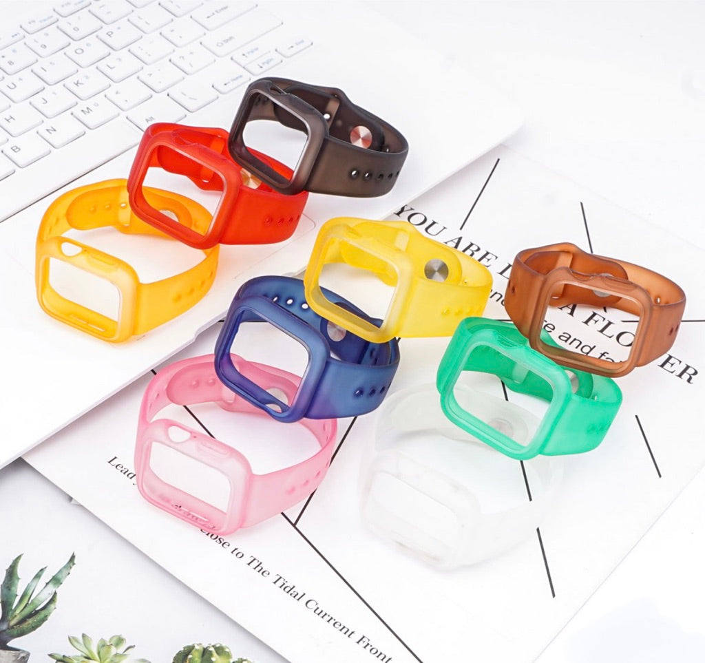 Cinturini + copri cassa FLEXY per Apple Watch IWatch