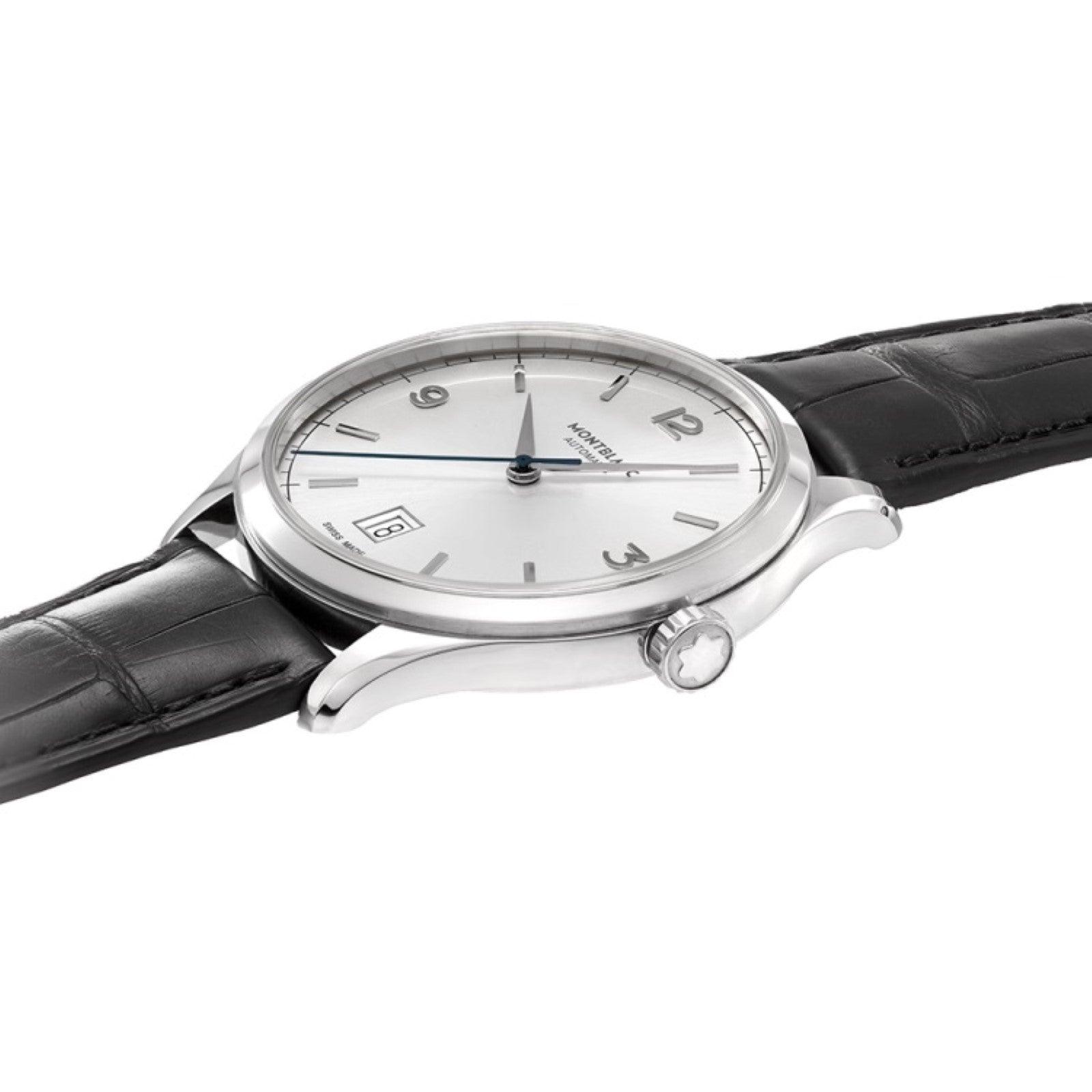 Montblanc orologio Heritage Chronometrie 40mm argento automatico acciaio 112533